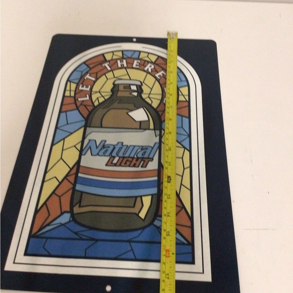 Let there be Natural Light Metal tin sign - Picture 4 of 5